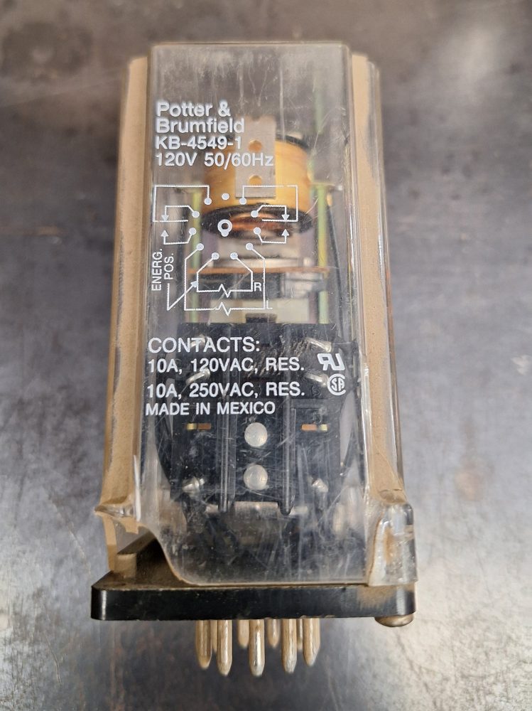 USED 11 Pin DPDT Latching Relay - Image 2