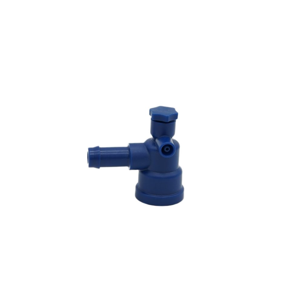 Mr. Mister 1/2" Bleeder Valve MPT Blue Poly