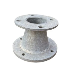 Reducer Assembly 4-1/2" to 2" Zinc Plated