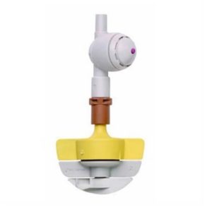 Netafim SpinNet Brown Mist, Yellow Body, Grey Spinner with Check Valve - 25 Pack