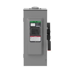 Safety Switch, Square D, 100A 600V Non-fusible Disconnect