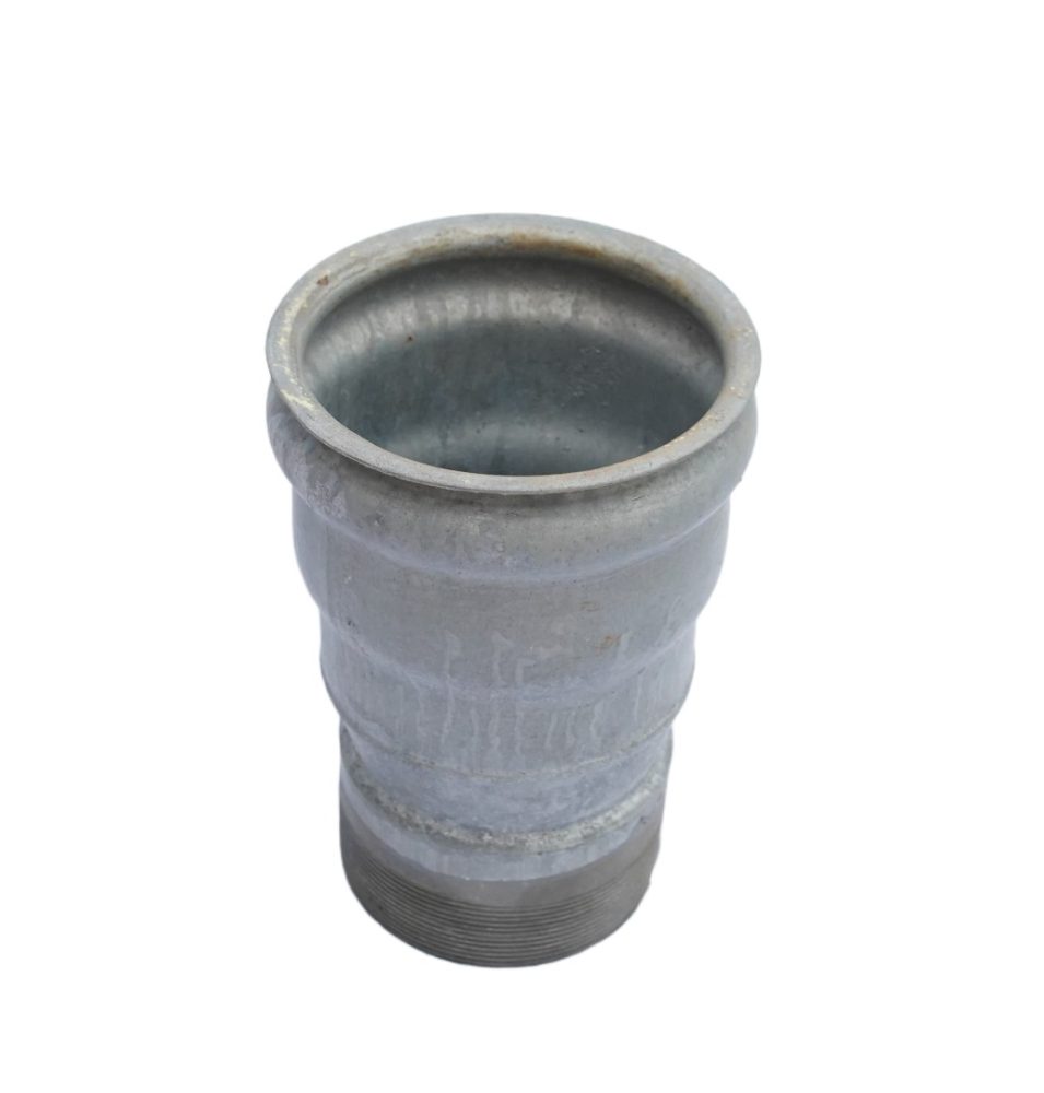 Galvanized Steel Discharge Adapter Size MPT Ringlock