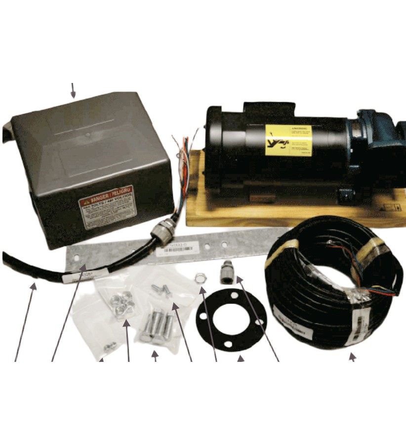 Booster Pump Retro Kit 2HP 61'