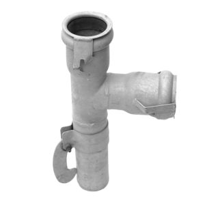 Inline Band and Latch Tee Galvanized