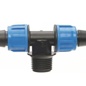 Netafim TWD Twist-Lock Tee for FlexNet, 1/2 Inch MPT