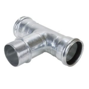 Galvanized Ringlock End Tee