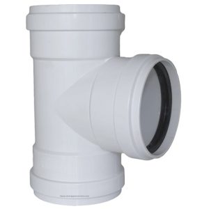 Tee PVC PIP/IPS 100-160psi GxGxG